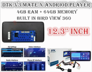 my-11134207-7rasb-mawk0qa8jlezde DTK (DETERKIM) 12.3 inch 4GB RAM + 64GB MEMORY &with 360 Panorama Android Player wireless carplay